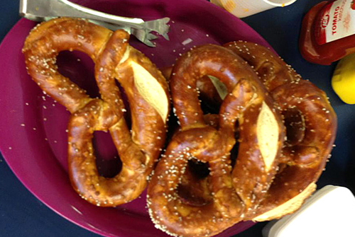 Oktoberfest pretzels