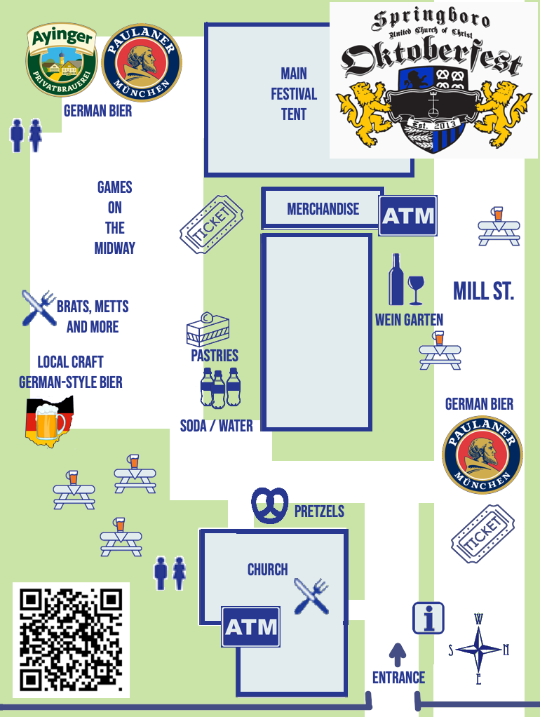 Festival Map Oktoberfest Dayton Fall Festival