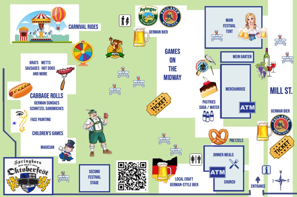 Festival Map Oktoberfest Dayton Fall Festival